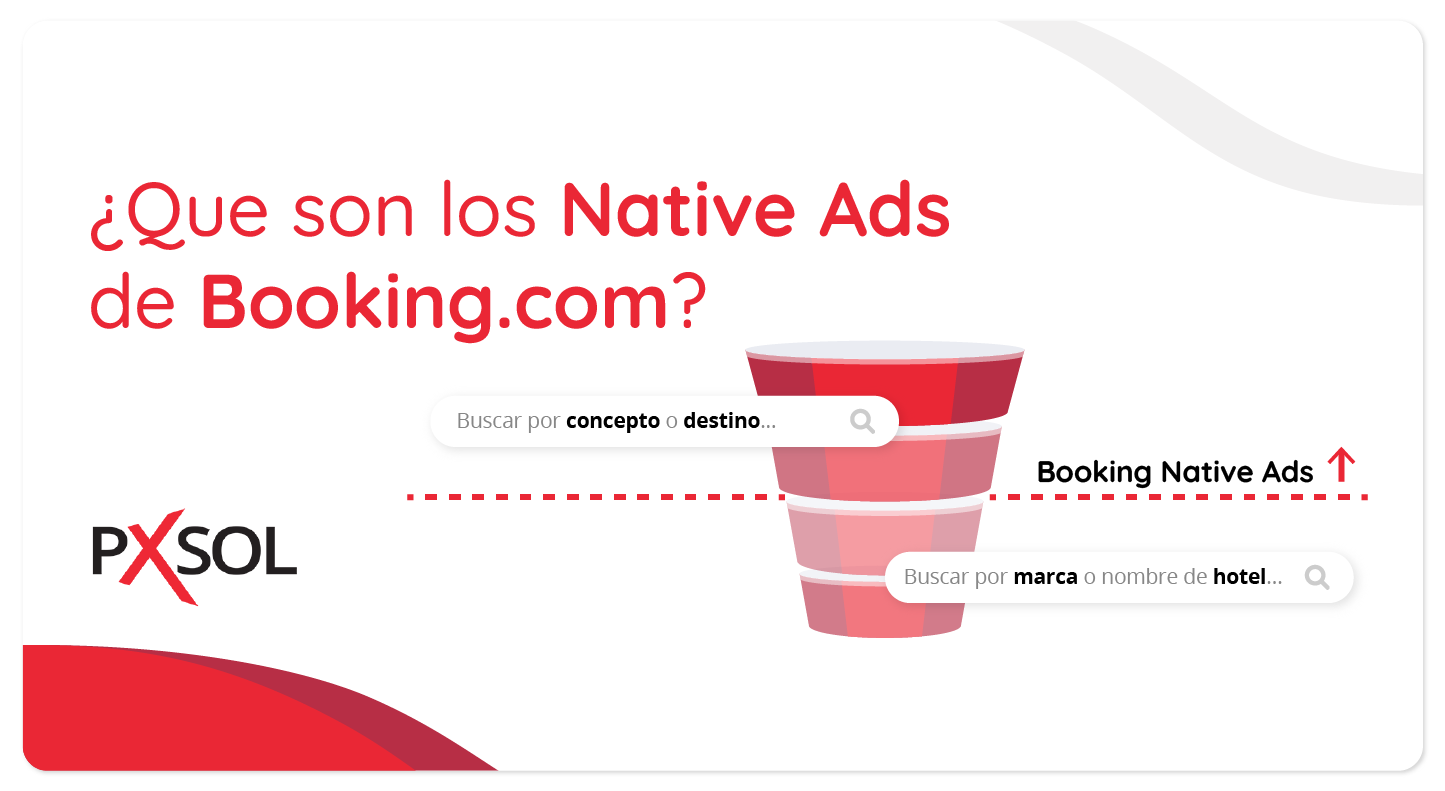 ¿Qué es la publicidad nativa de Booking.com?