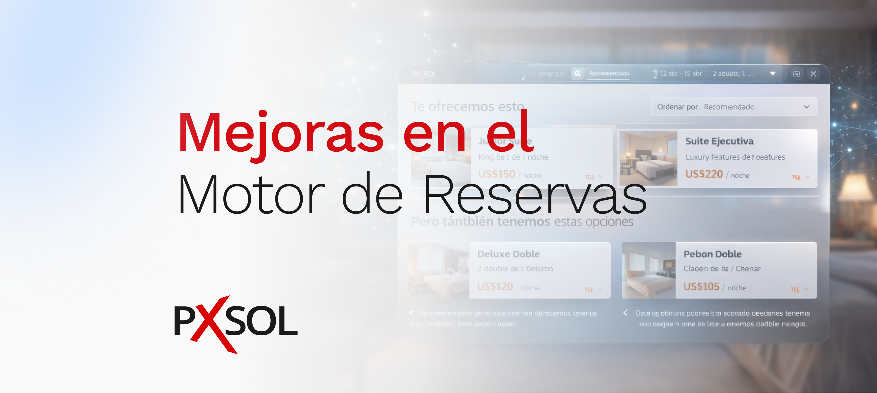 Mejoras en el Motor de Reservas