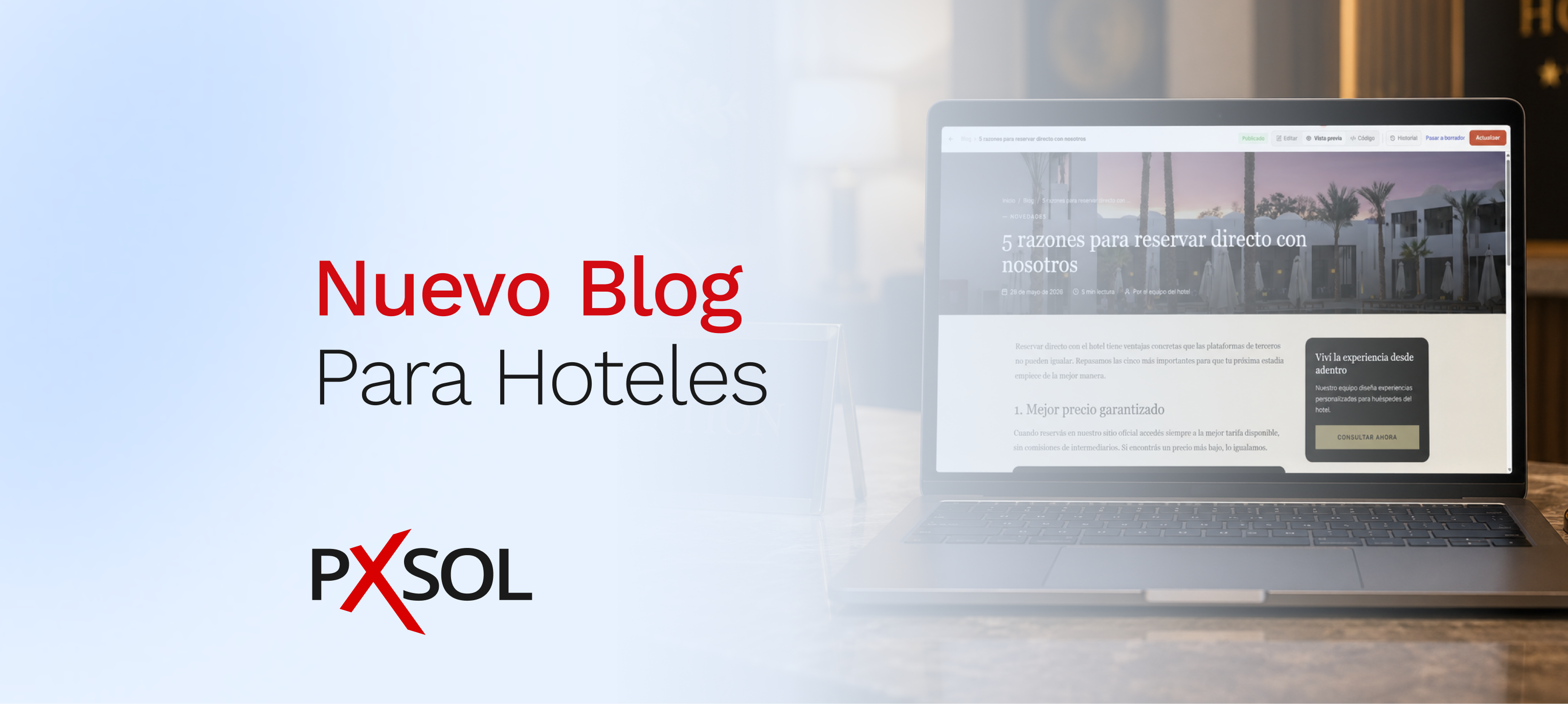 Nuevo Blog Para Hoteles