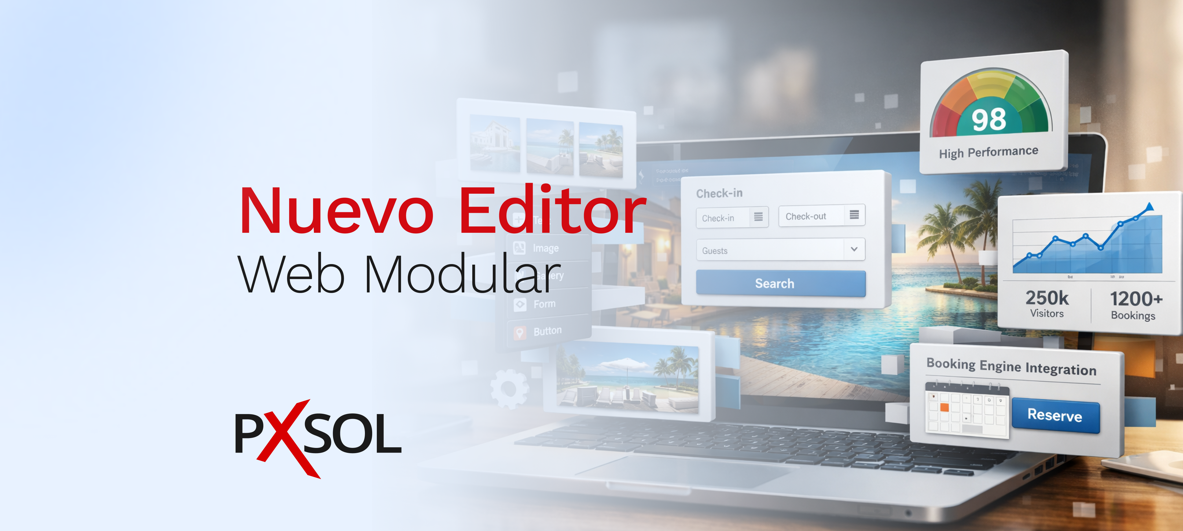 Nuevo Editor Web Modular de Pxsol